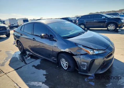 2019 Toyota Prius Le from USA, damaged, VIN JTDKARFU4K3087794